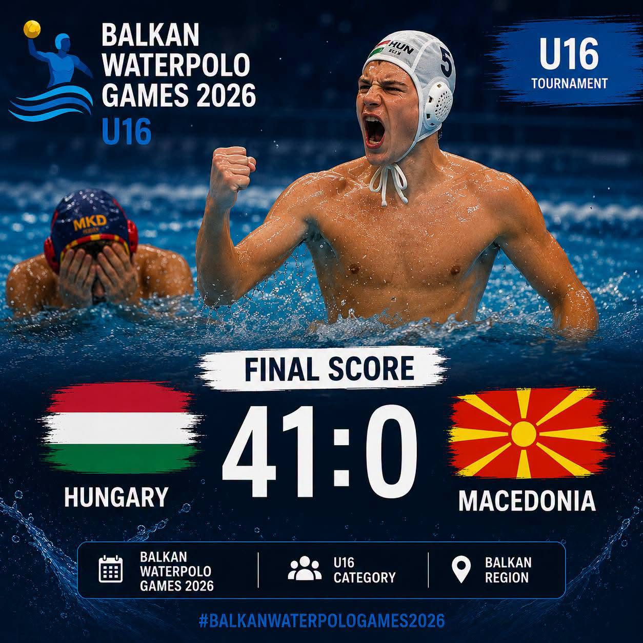 41:0 Унгарија ја потопи Македонија во ватерполо – „Ватерполото беше мртво со години, сега повторно градиме систем“